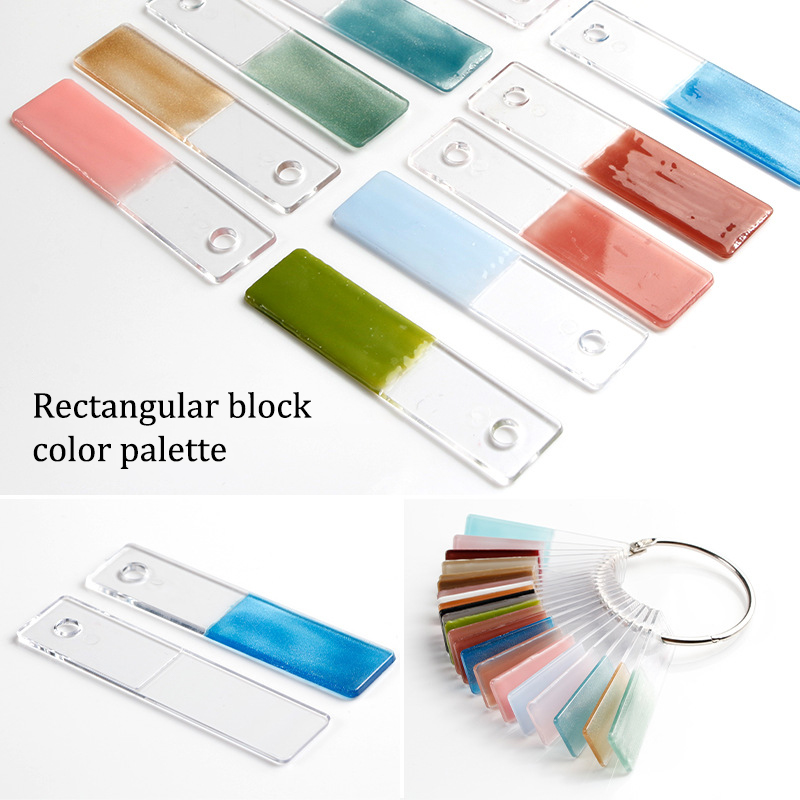 Nail Art Viral - Rectangle Fake Nail Art Display Swatch