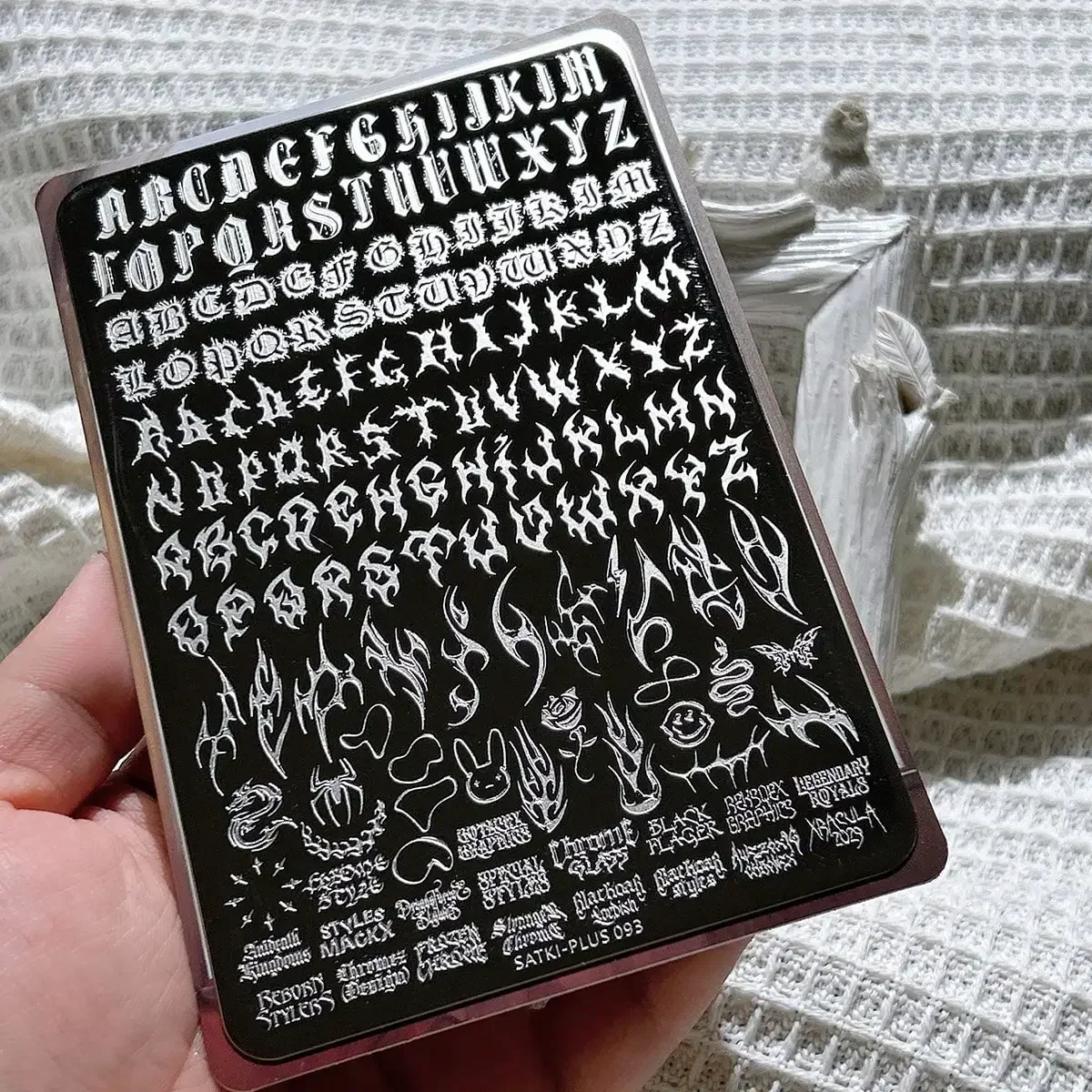 Nail Art Gothic - High Quality Nail Art Stamping Plates,