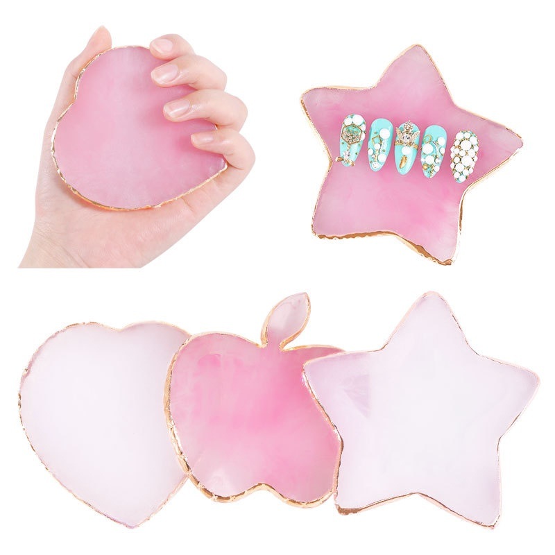 Nail Art Viral - Resin Agate Stone Nail Art Palette