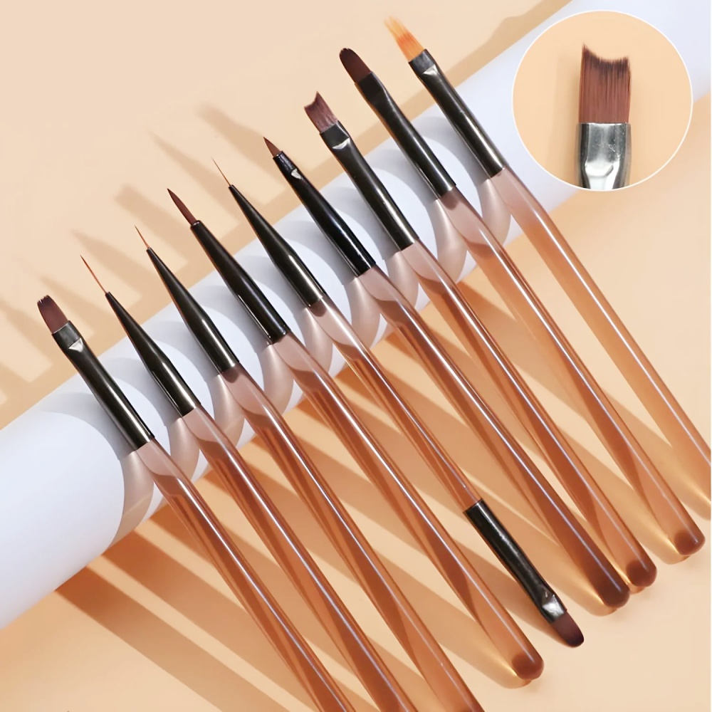 Nail Art Viral - 9PCS Nail Brush for Nail Art