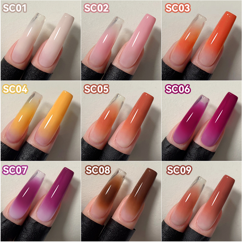 UR SUGAR 9 Colors Gradient Pai - Nail Art Gothic ulasan dan harga