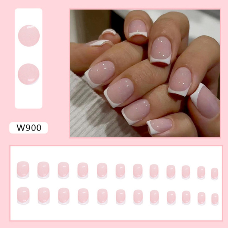 Short Square Press on Nails Nu - Nail Art Wedding ulasan dan harga