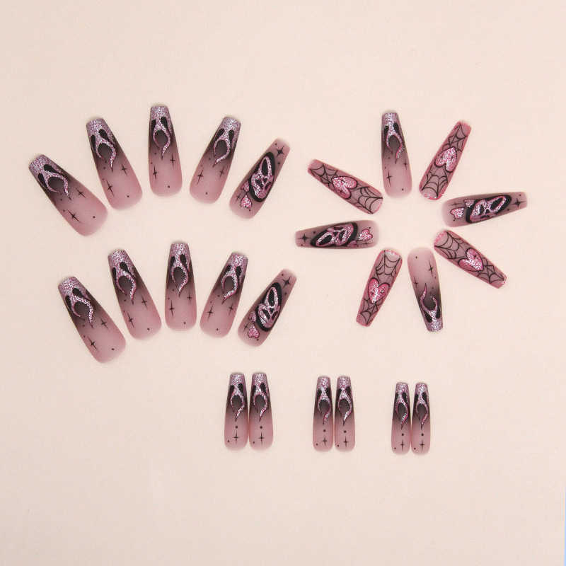24pcs Glitter Pink Sequins Fak - Nail Art Gliter ulasan dan harga