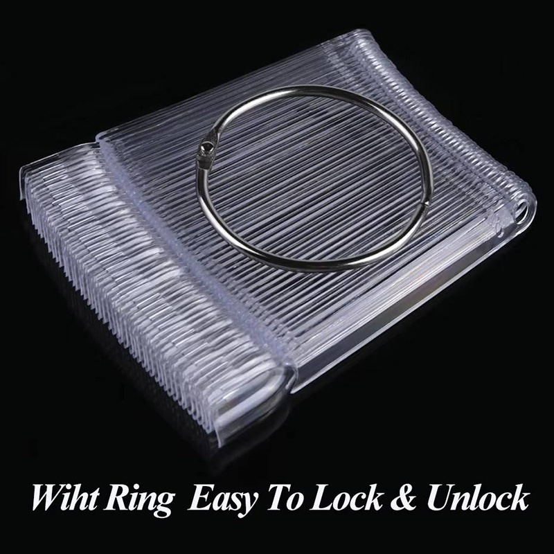 12/24/32/50Pcs False Tips Clea - Nail Art Viral ulasan dan harga