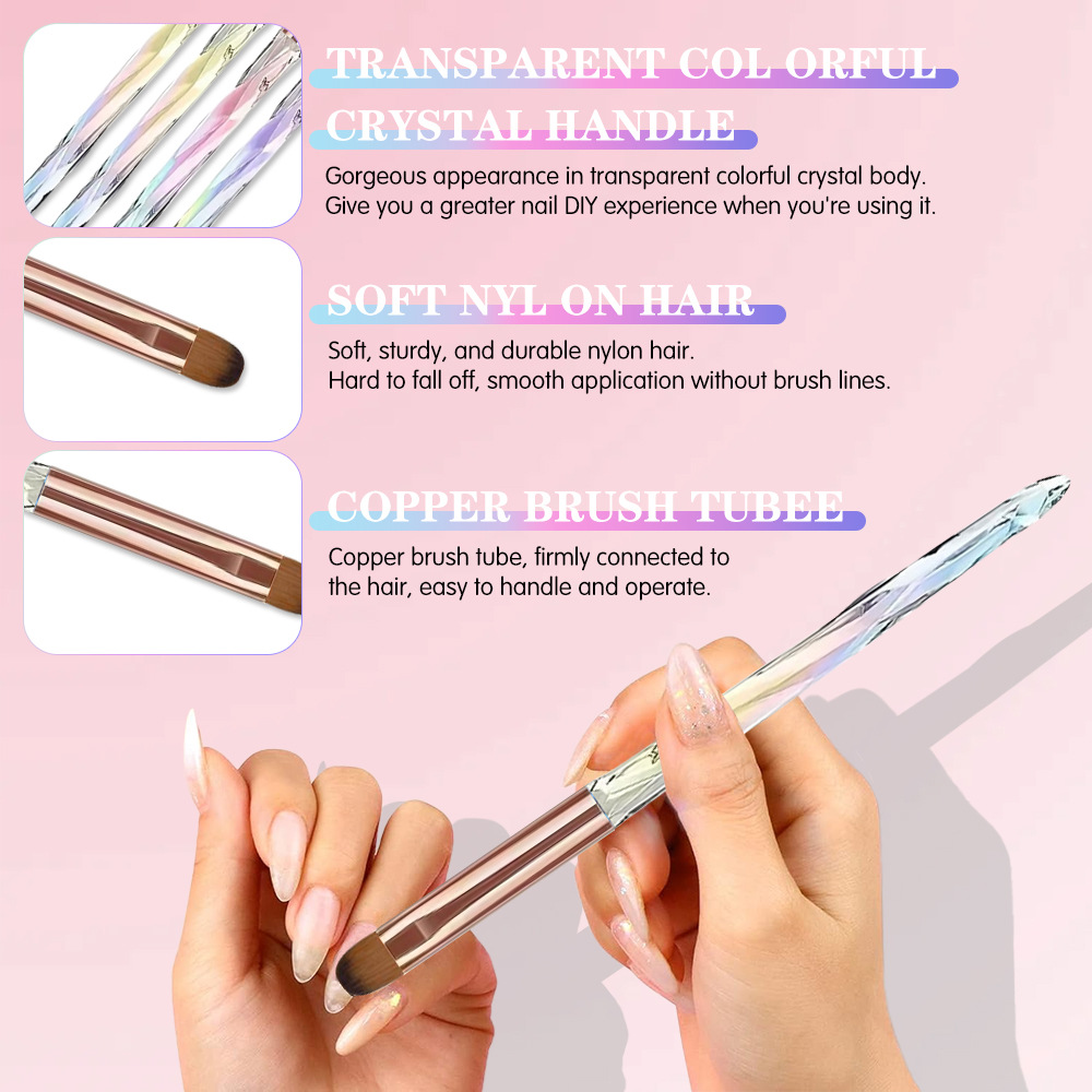 Nail Brush for Nail Art Design - Nail Art Viral ulasan dan harga