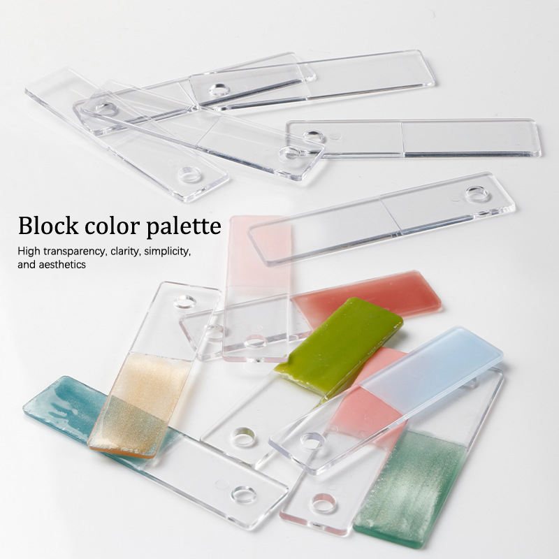 Rectangle Fake Nail Art Displa - Nail Art Viral ulasan dan harga