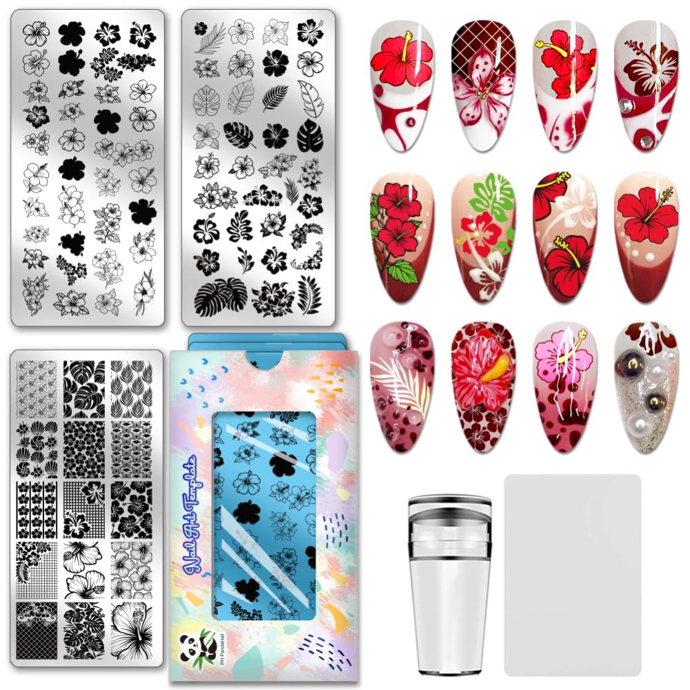 Stainless Steel DIY Nail Art T - Nail Stamping Plate ulasan dan harga