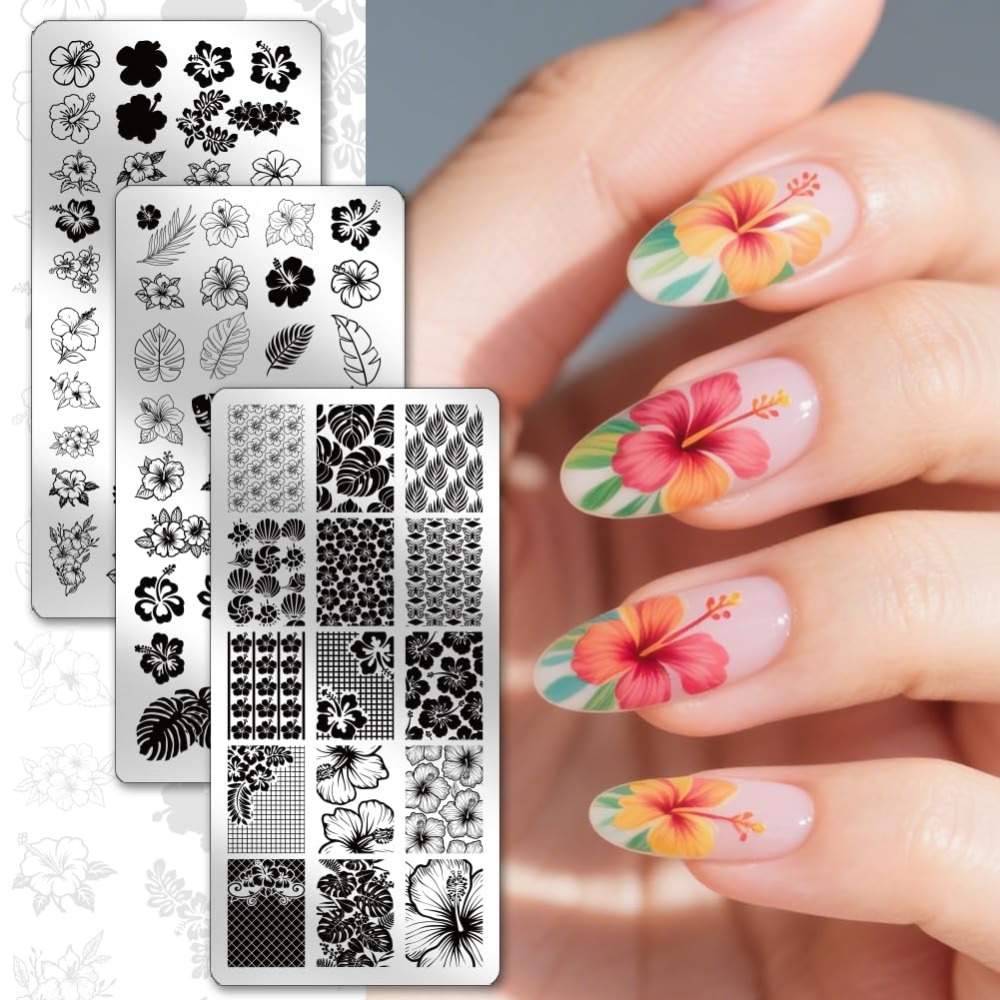 Stainless Steel DIY Nail Art T - Nail Stamping Plate ulasan dan harga