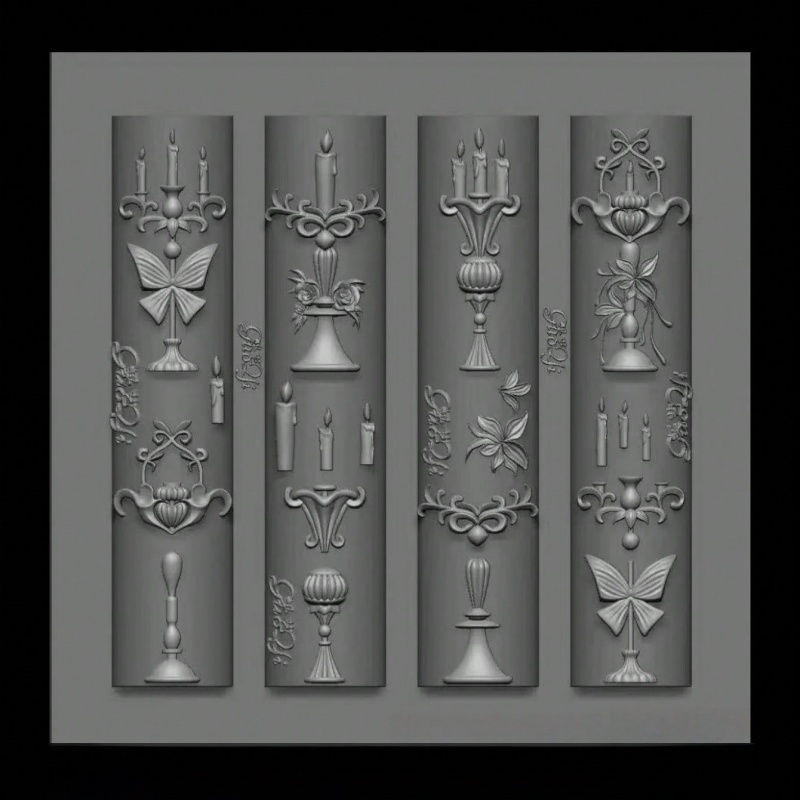 Butterfly Candlestick, Rose Bi - Nail Art Gothic ulasan dan harga