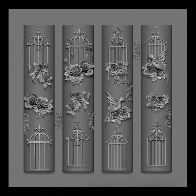 Butterfly Candlestick, Rose Bi - Nail Art Gothic ulasan dan harga