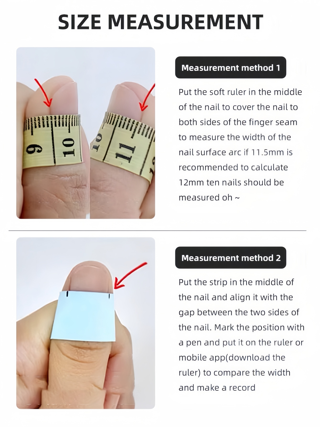 10-Piece Long Trapezoidal Pres - Nail Art Simple Elegant ulasan dan harga