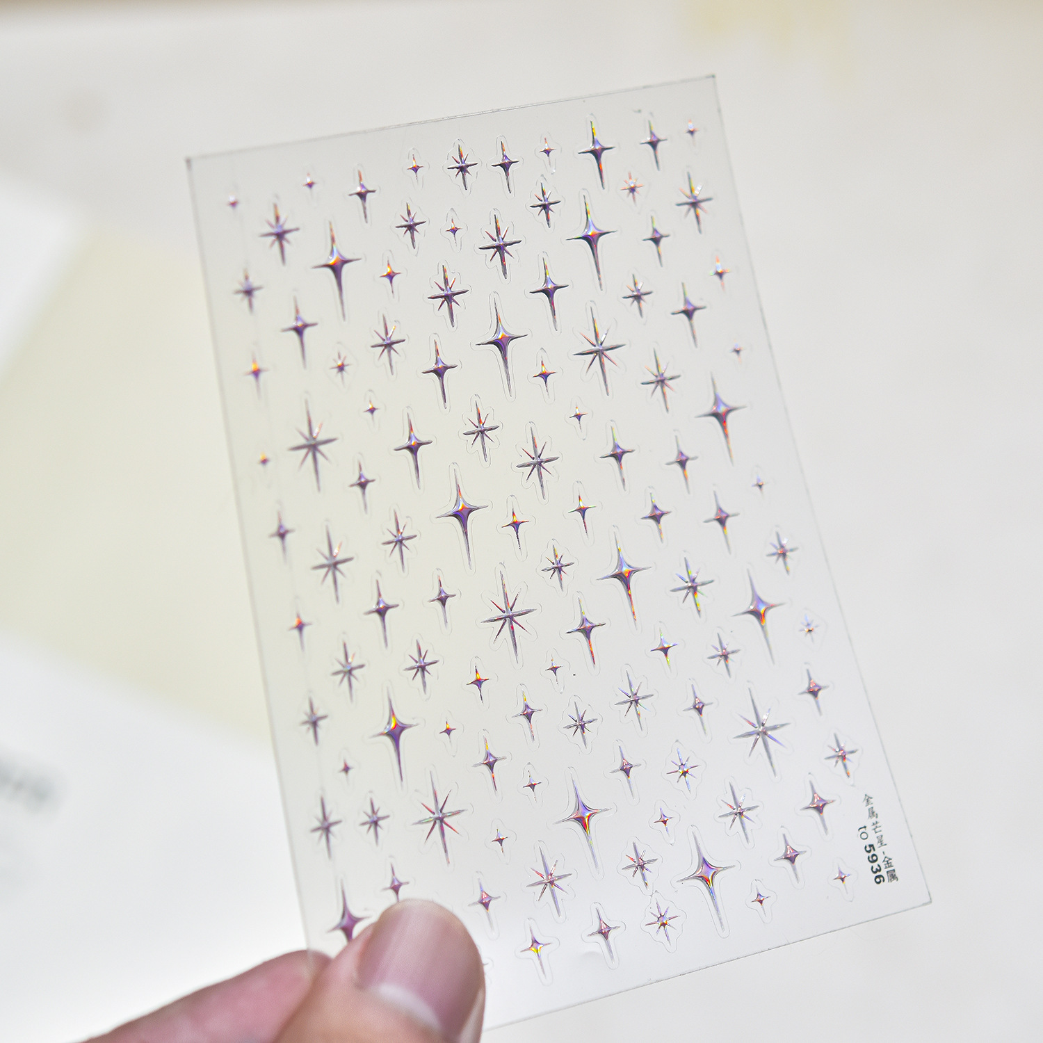 Star 5D Simple Bright Four Poi - Nail Art Simple Elegant ulasan dan harga