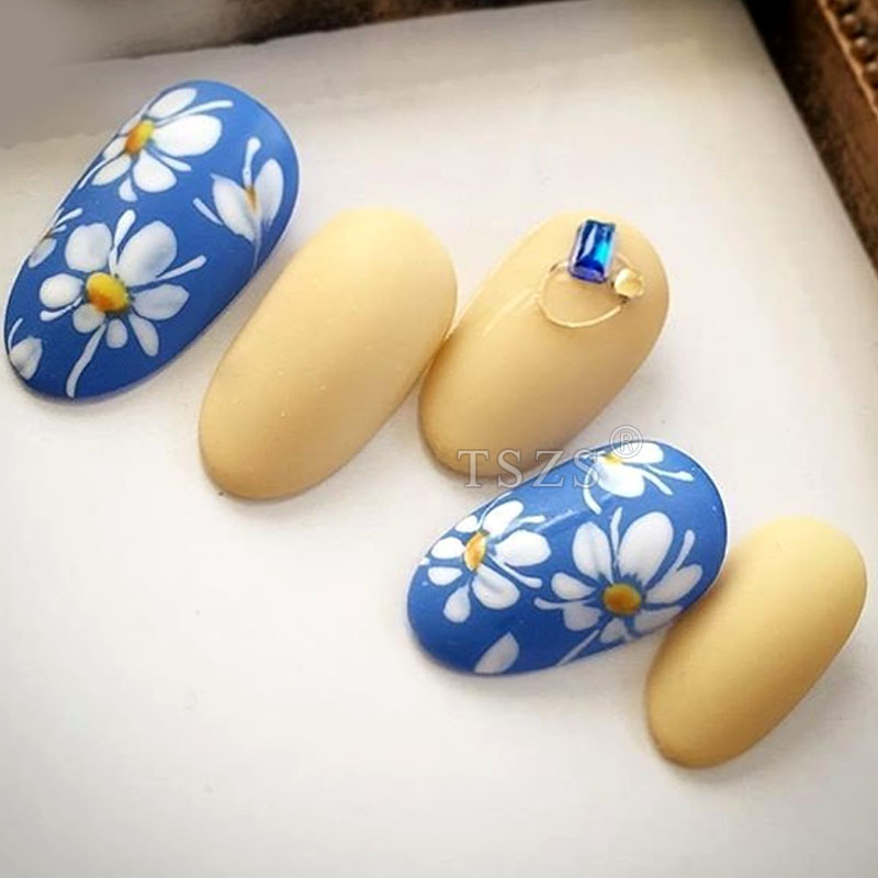 TSZS 200pcs Short Medium Oval  - Nail Art Viral ulasan dan harga