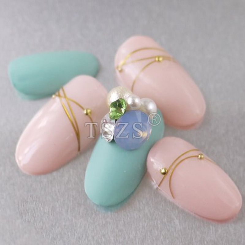 TSZS 200pcs Short Medium Oval  - Nail Art Viral ulasan dan harga