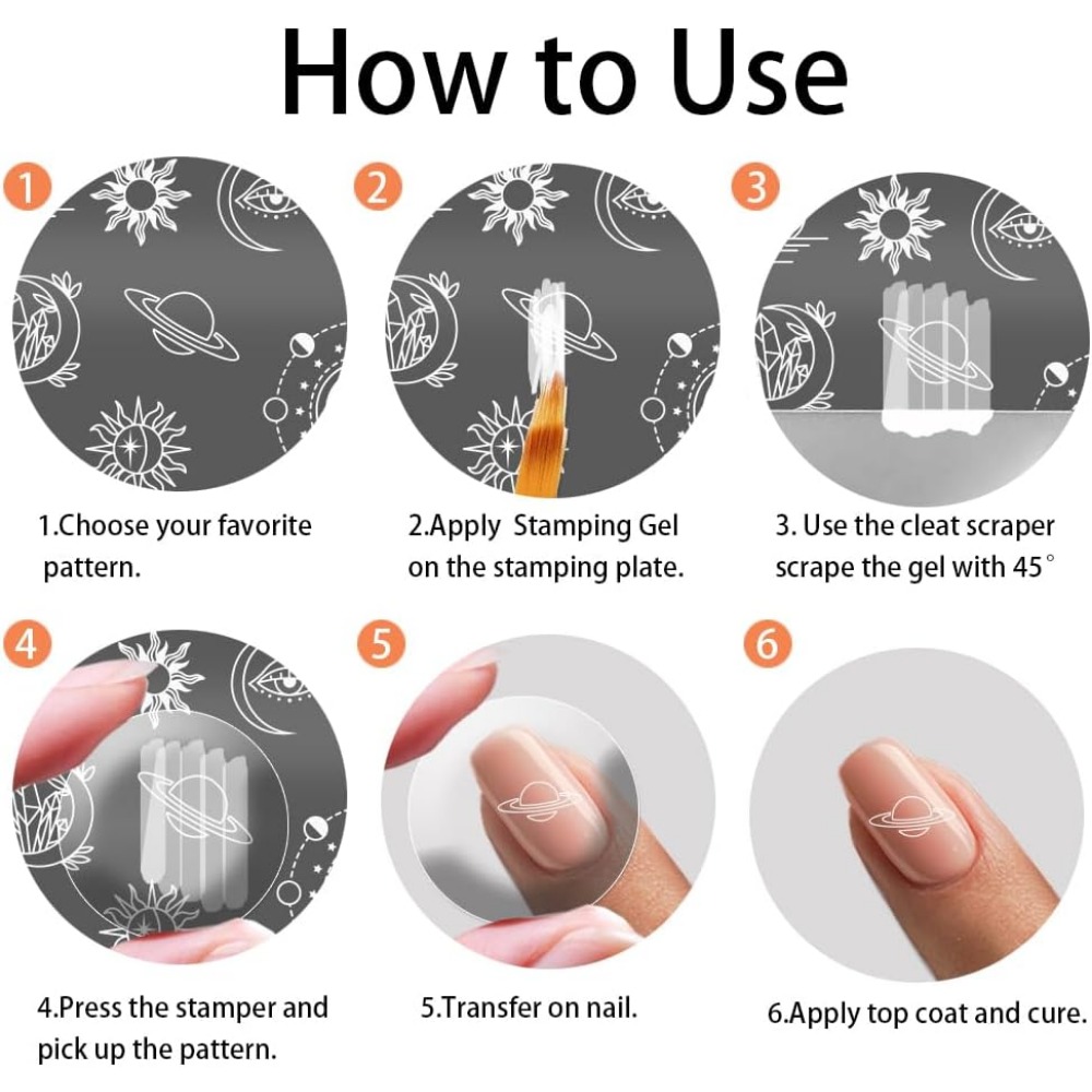 3pcs Texture Nail Stamping Pla - Nail Stamping Plate ulasan dan harga