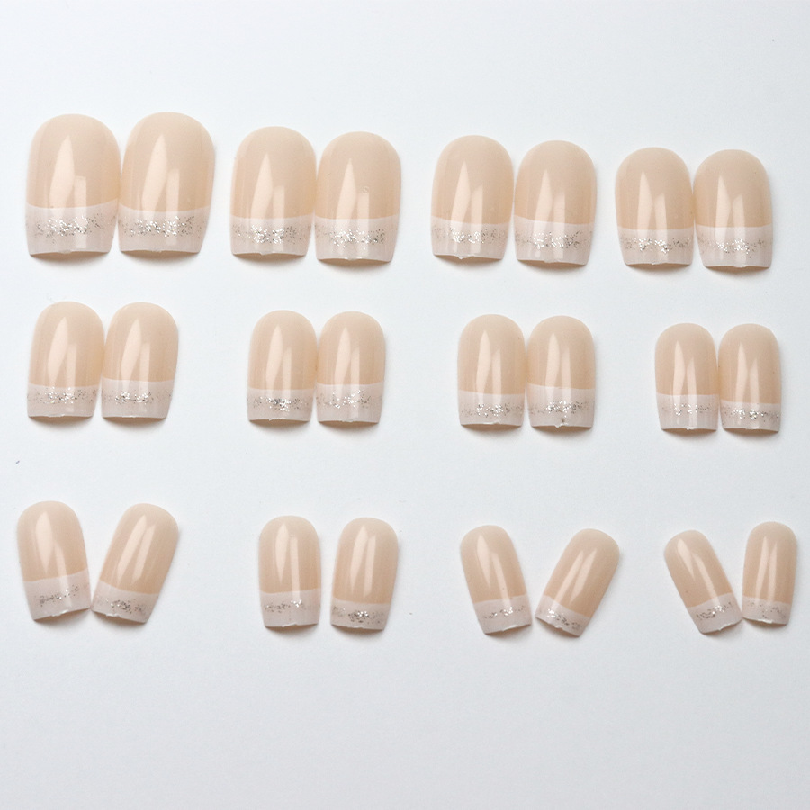 24pcs/set Medium Square fake n - Nail Art Gliter ulasan dan harga