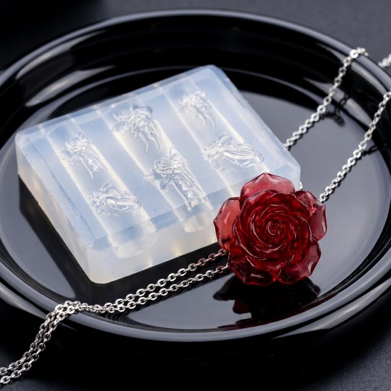 New3D Silicone Nail Mold Rose  - Nail Stamping Plate ulasan dan harga