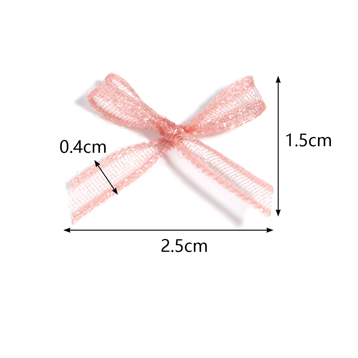 30pcs/lot 2.5x1.5cm Organza Bo - Nail Art Wedding ulasan dan harga