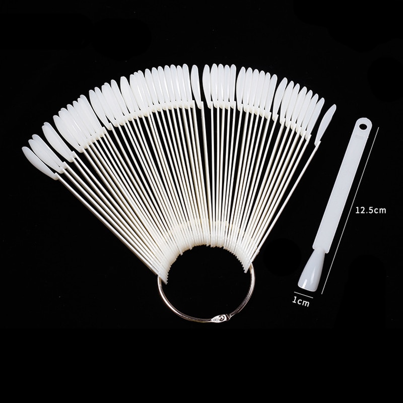 Nail Display Sticks Clear Natu - Nail Art Viral ulasan dan harga