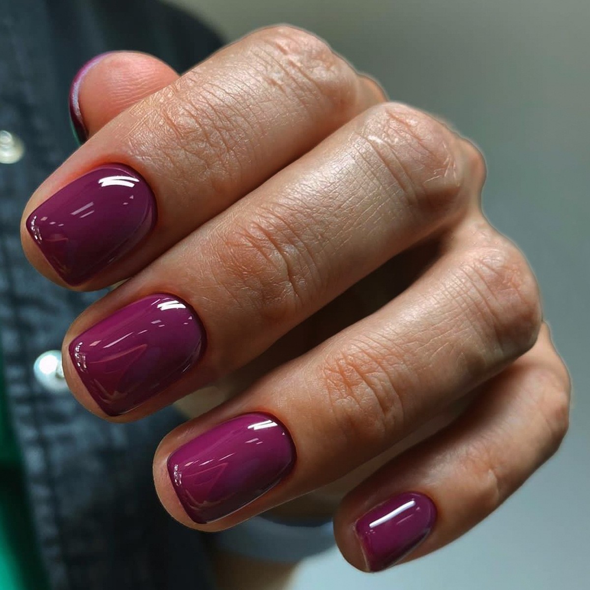 24p French Short Solid Color F - Nail Art Simple Elegant ulasan dan harga