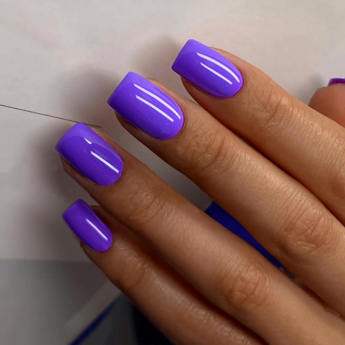 24p French Short Solid Color F - Nail Art Simple Elegant ulasan dan harga