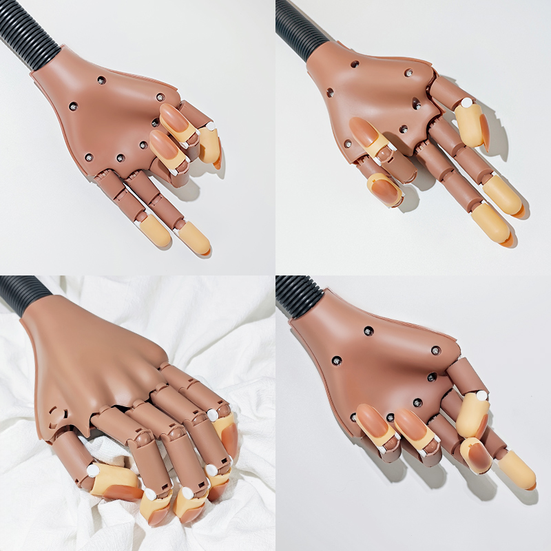Nail Fake Practice Hand Movabl - Nail Art Viral ulasan dan harga