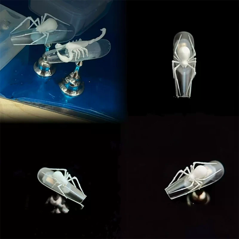 3D Spider Scorpion Silicone Na - Nail Stamping Plate ulasan dan harga