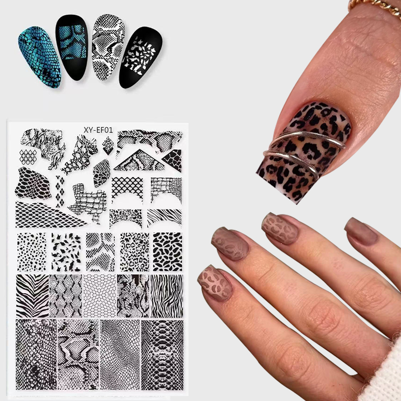 New Animal Image Snake Leopard - Nail Art Zebra Design ulasan dan harga