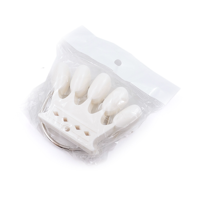 4Colors False Nail Tips Displa - Nail Art Viral ulasan dan harga