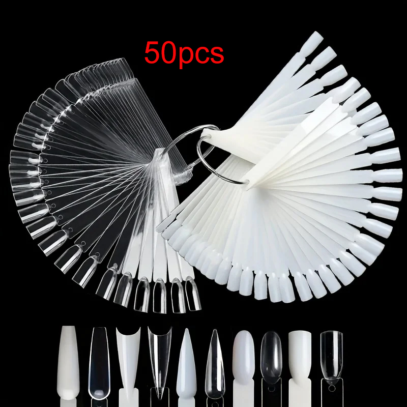 50 Nail Sample Sticks with Rin - Nail Art Viral ulasan dan harga