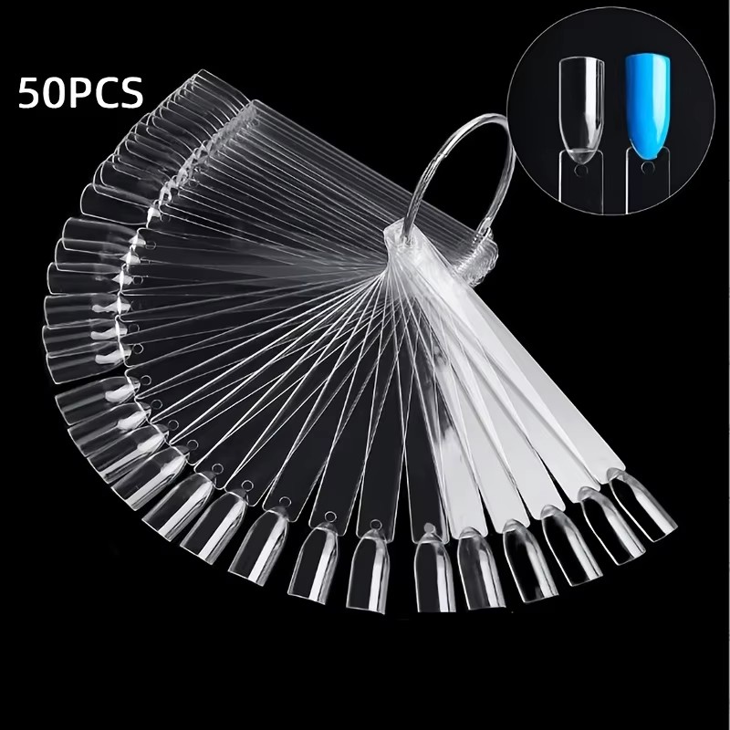 50 Nail Sample Sticks with Rin - Nail Art Viral ulasan dan harga