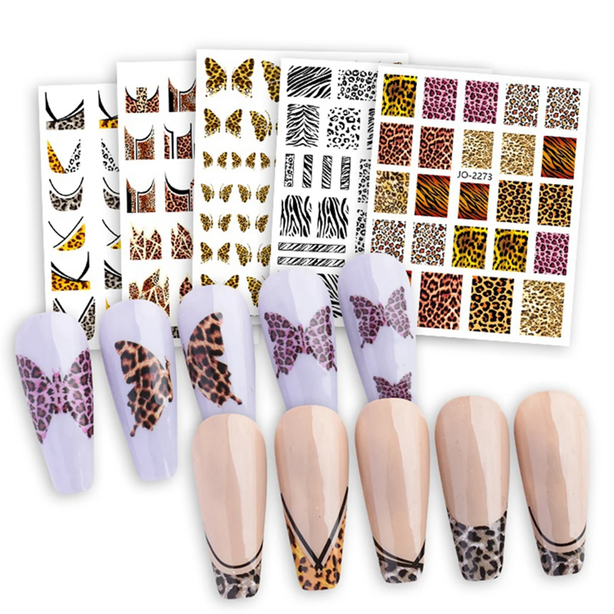 Leopard Print Series Nail Art  - Nail Art Zebra Design ulasan dan harga