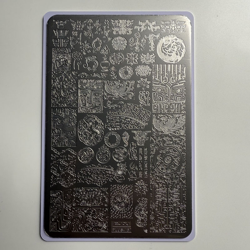 NAIL ART STAMPING PLATES BUBBL - Nail Stamping Plate ulasan dan harga