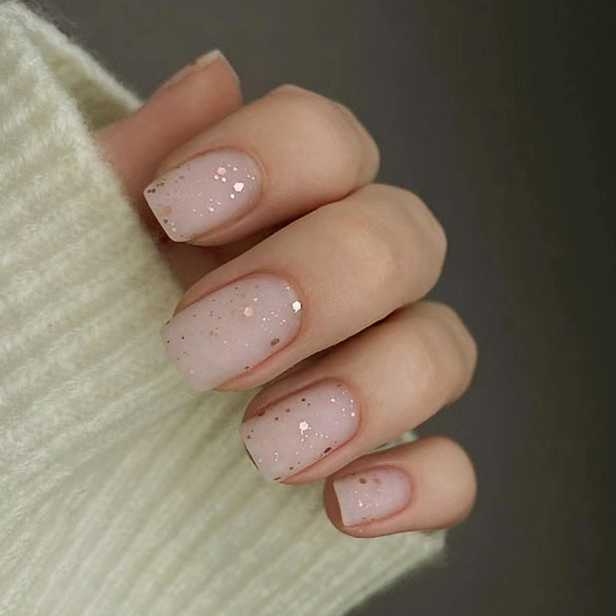 24 pieces of medium square fro - Nail Art Gliter ulasan dan harga
